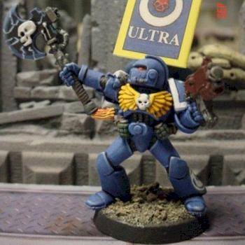 Ultramarine Veteran Sergeant by zim
