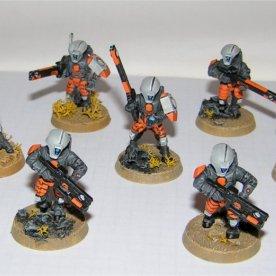 Tau Firewarrior squad by Smart