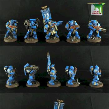 Second part of ultramarines tactical squad by Idler studio