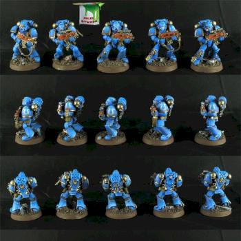 First part of ultramarines tactical squad by Idler studio