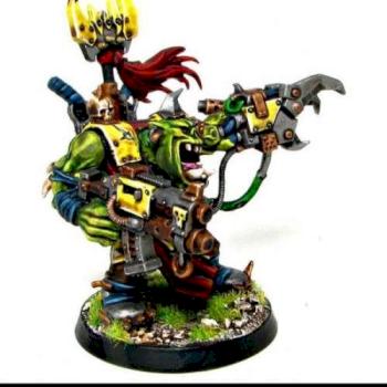 Ork Warboss with Power Claw by yeoldemodelshoppe