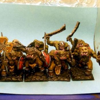 chaos dwarf's  ork-slave-unit by blitzkrieg bob