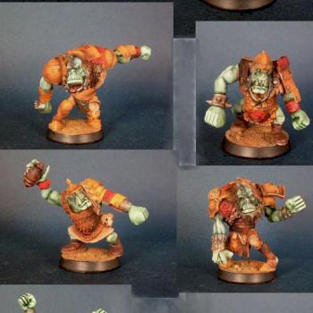 blood bowl ork by caiman