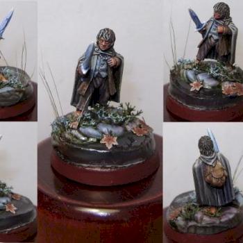 frodo en la cienaga de los muertos by poblator