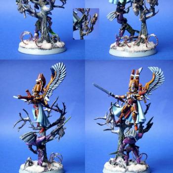 Eldar Autarch - Duel with the Archenemy by Munigrot