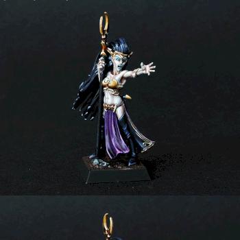 Dark Elf Sorceress by BloodyBeast.com