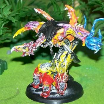 Daemon prince of Tzeentch by psychoticbuzzsaw