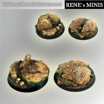 Celtic Ruins Round bases 40 mm by rene