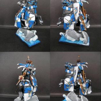 Warhammer Bretonnian Knight of Swordfish by tinman755