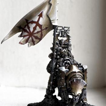 Chaos BSB of Khorne on Juggernaut by bamsemisbruker