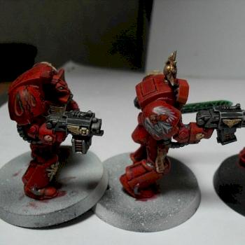 Blood angels tabletop terminators shoulder pads by Scaled One