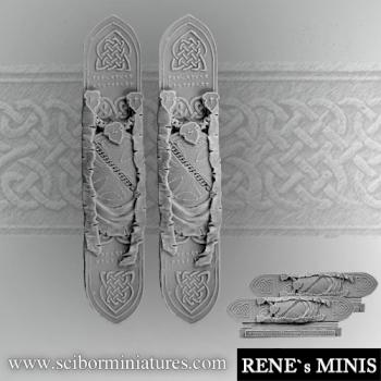 Celtic decorated plates 7 by rene