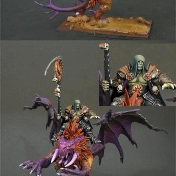 Chaos Lord on Manticore - Storm of magic by thefigurecorner