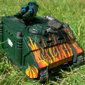 "INFERNUM" Salamanders Razorback by Gobsmasha