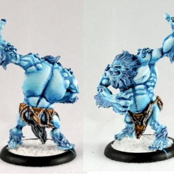 Winter Troll, Light Troll Warbeast by Pszito