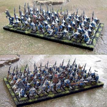 Full horde of 50 Smurfs of Chaos SpearSmurfs by Necros
