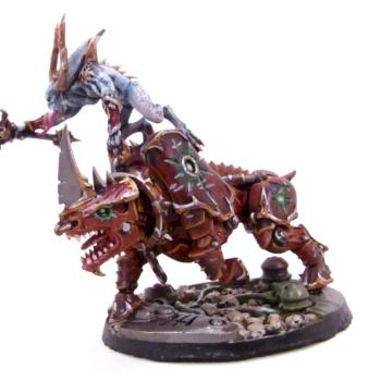 Herald of Khorne on Blood Crusher by Finger-Paint-Gaming