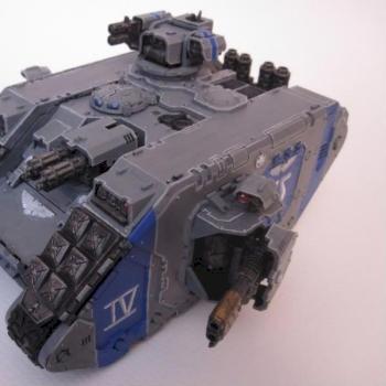Ultramarine Land Raider Redeemer 4 by pntbolplayer