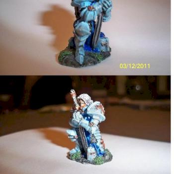 Praying Paladin by triscallian