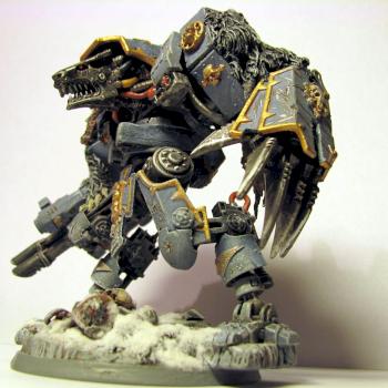 Space wolves dreadnought 1 by Ulfhrafn Grim