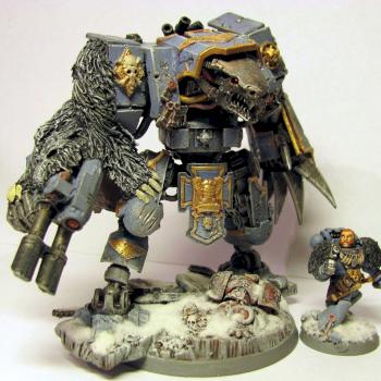 Space wolves dreadnought 2 by Ulfhrafn Grim