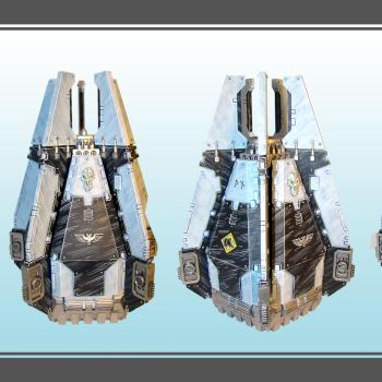 Space Wolves Drop Pod by Myffin