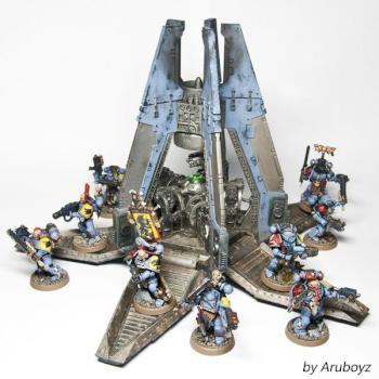 Space Wolves Drop Pod by Aruboyz