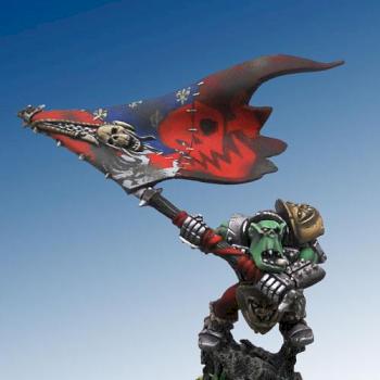 Orc Battle Standard bearer by Wolfbane