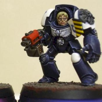Ultramarine Terminators (paint test) by pig of sparta