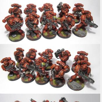 Blood Angels Tactical Squad by Bart Filip
