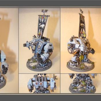 Space Wolves Dreadnought by Myffin