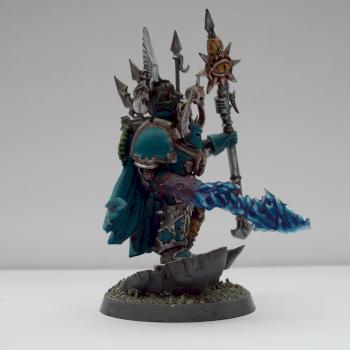 Undivided Chaos Sorcerer in Terminator Armour my own colour scheme by Hazard84