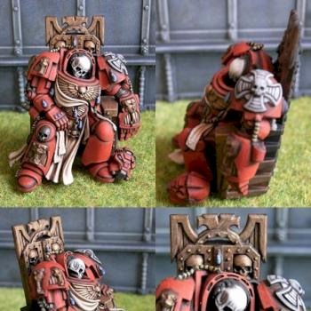Space Hulk Dead Terminator on Throne Blood Angels by war-of-gods