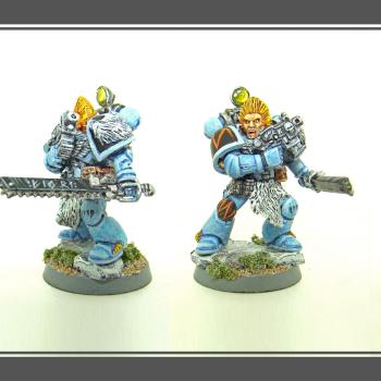 Space Wolves Grey Hunter by Myffin