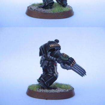 Black Templars Terminator by bloodtwister