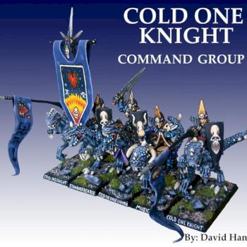 DARK ELVES - Cold One Knight Command Group by lev trotskij