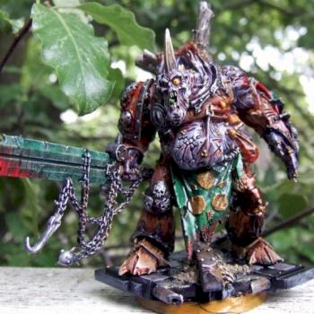 Daemon Prince of Nurgle by krazyboris