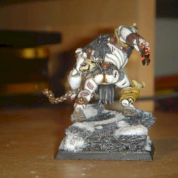 Ogre Gorger painted and based - Back by Kaleb Daark