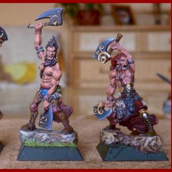 Kelt warriors with axes by thorn2