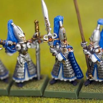 Unit of Sword Masters of Hoeth by gishikawa