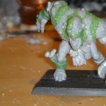 Ogre Gorger WIP - Front by Kaleb Daark