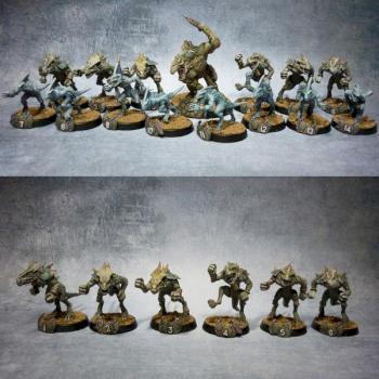 BLOOD BOWL CONVERTED team LIZARDMEN x15 by tyyler