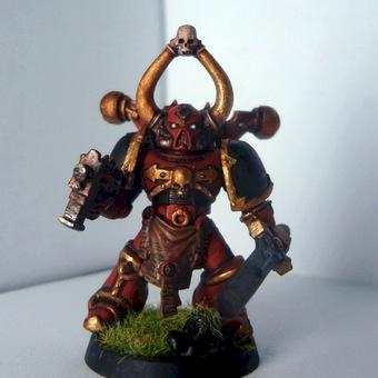 Chaos Space Marine by pinkey