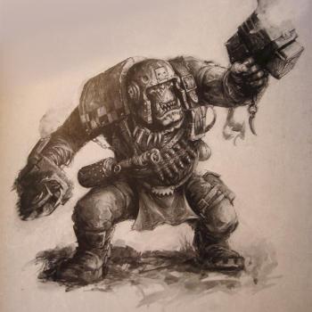 Golden Demon 2009 finalist - Ork boy by Guilliman