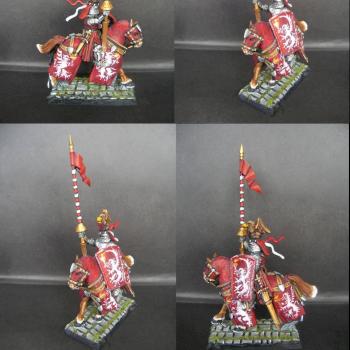 Warhammer Bretonnian Grail Knight by tinman755