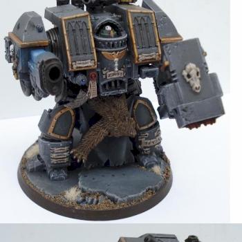 Space Wolves Dreadnought by Theambit