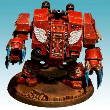 Blood Angels Furioso Dreadnought with Blood Talons by nazgash