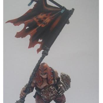 Ogre Standard Bearer by Raxgeth