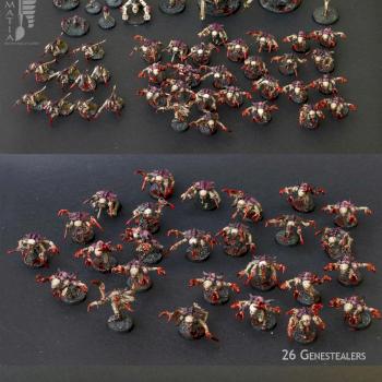 Tyranid Battle Group painted to level 1 (basic) by Sarmatia Painting Studio