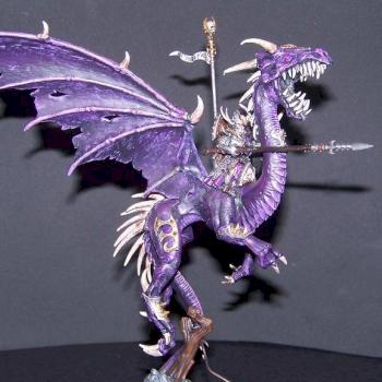 Dark Elf Dragon by Gutem